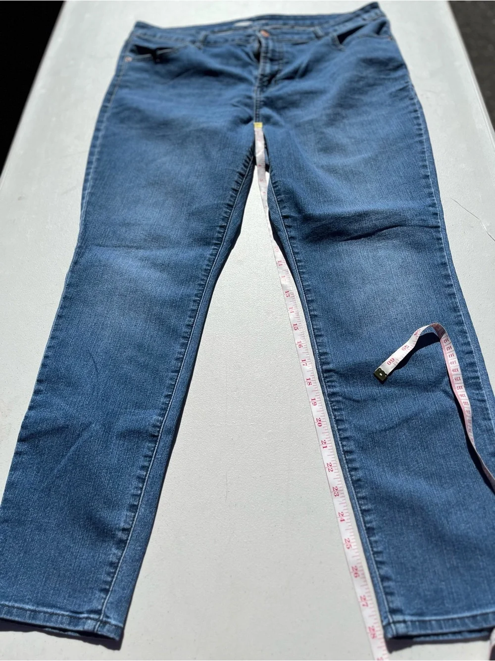 Old Navy Straight-Leg Jeans in Medium Blue Wash